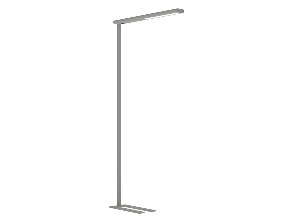LAMPARA DE ESCRITORIO MAUL LED 51W 5835LM BRAZO Y CABEZAL FIJOS PLATEADA