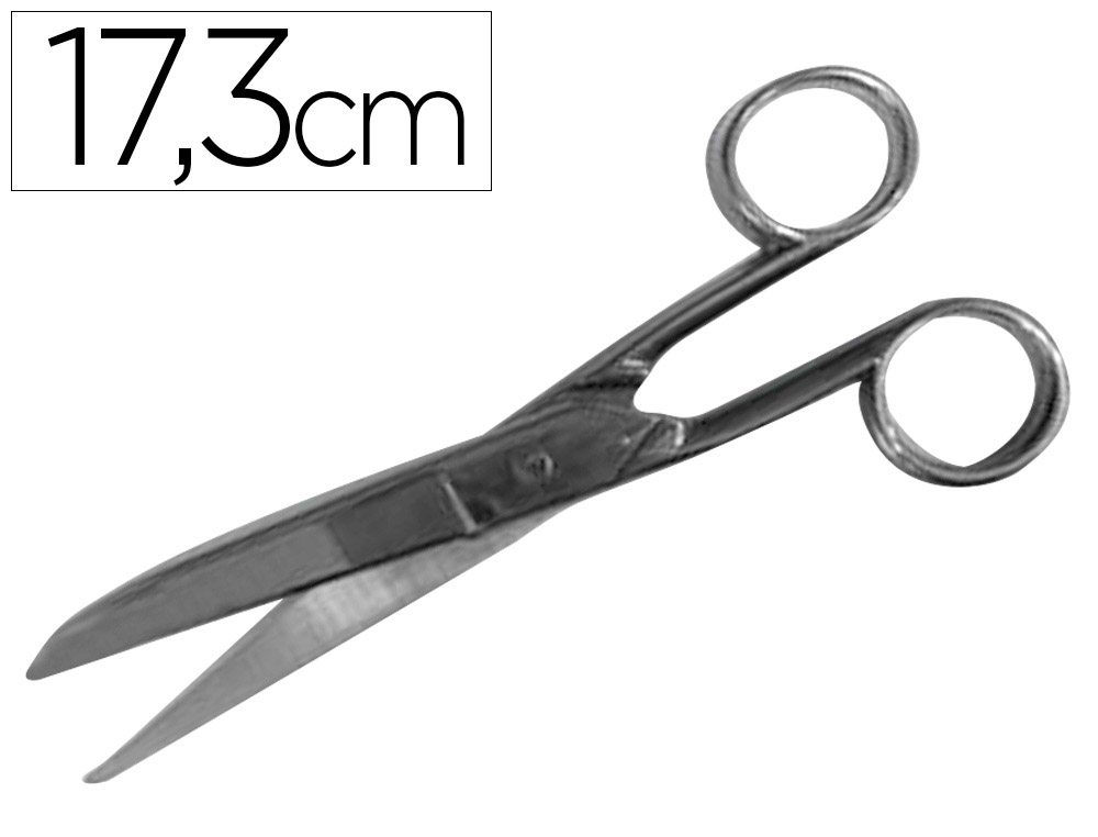 TIJERA OFICINA ACERO INOXIDABLE 6,8
