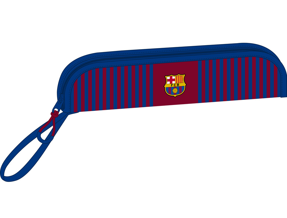 BOLSO ESCOLAR SAFTA F.C. BARCELONA 1 EQUIPACION 21/22 PORTATODO PORTAFLAUTA 370X20X80 MM
