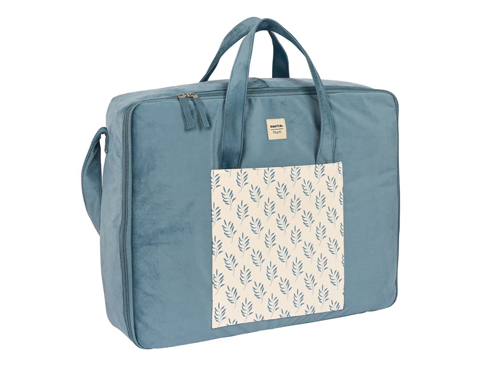 MALETA MATERNAL SAFTA ACCESORIOS BEBE LEAVES 500X140X400 MM