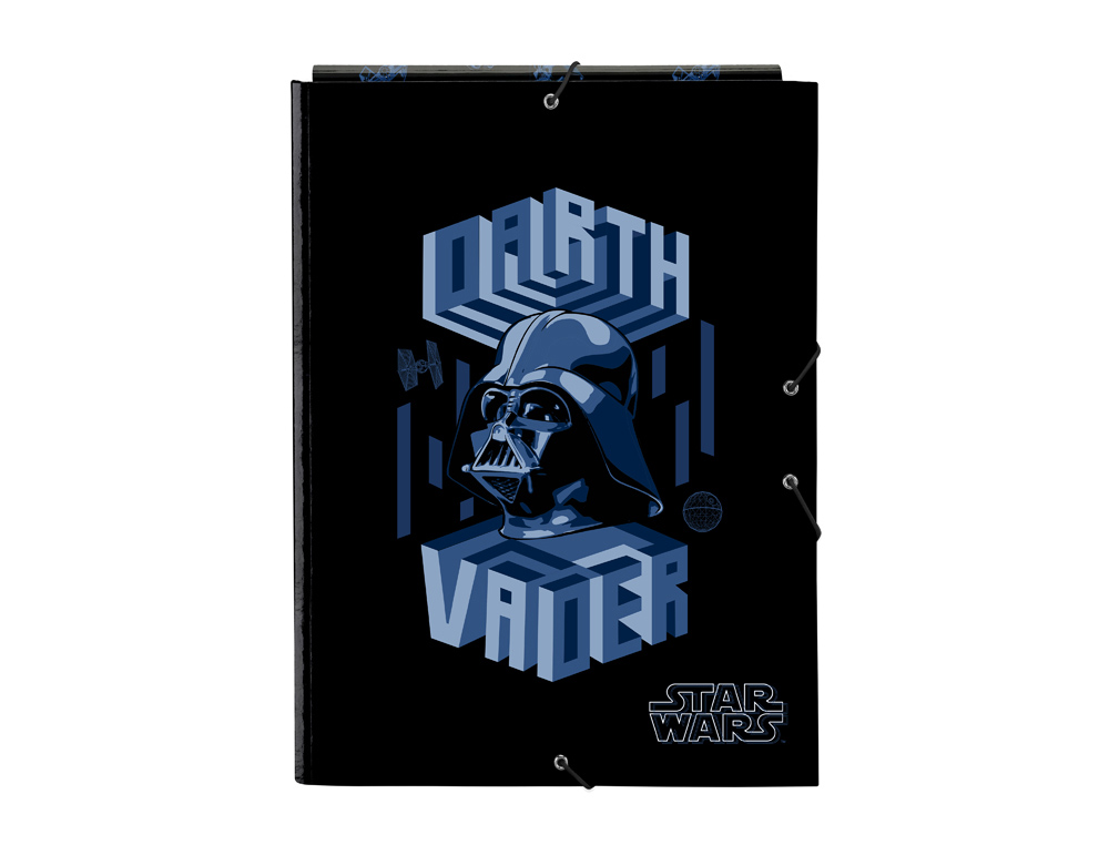 CARPETA SAFTA GOMAS CARTON FOLIO SOLAPAS STAR WARS DIGITAL ESCAPE