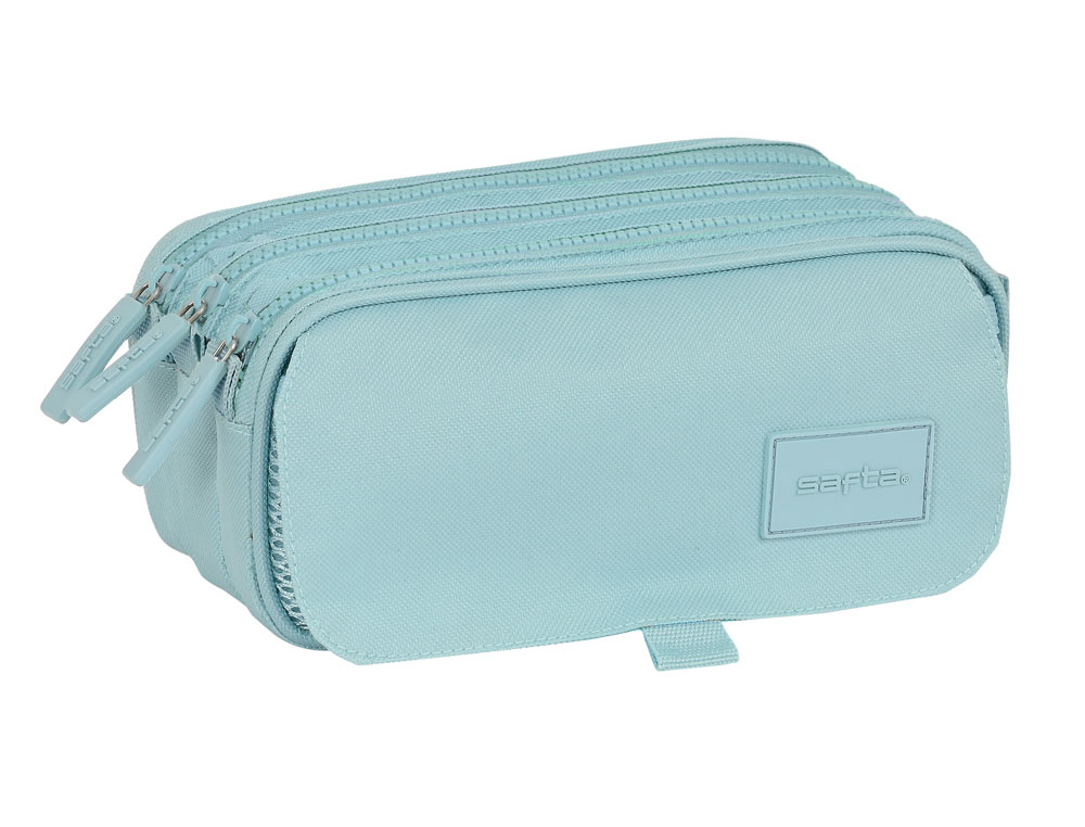 BOLSO ESCOLAR PORTATODO SAFTA TRIPLE BIG SAFTA BASICS 100X215X80 MM