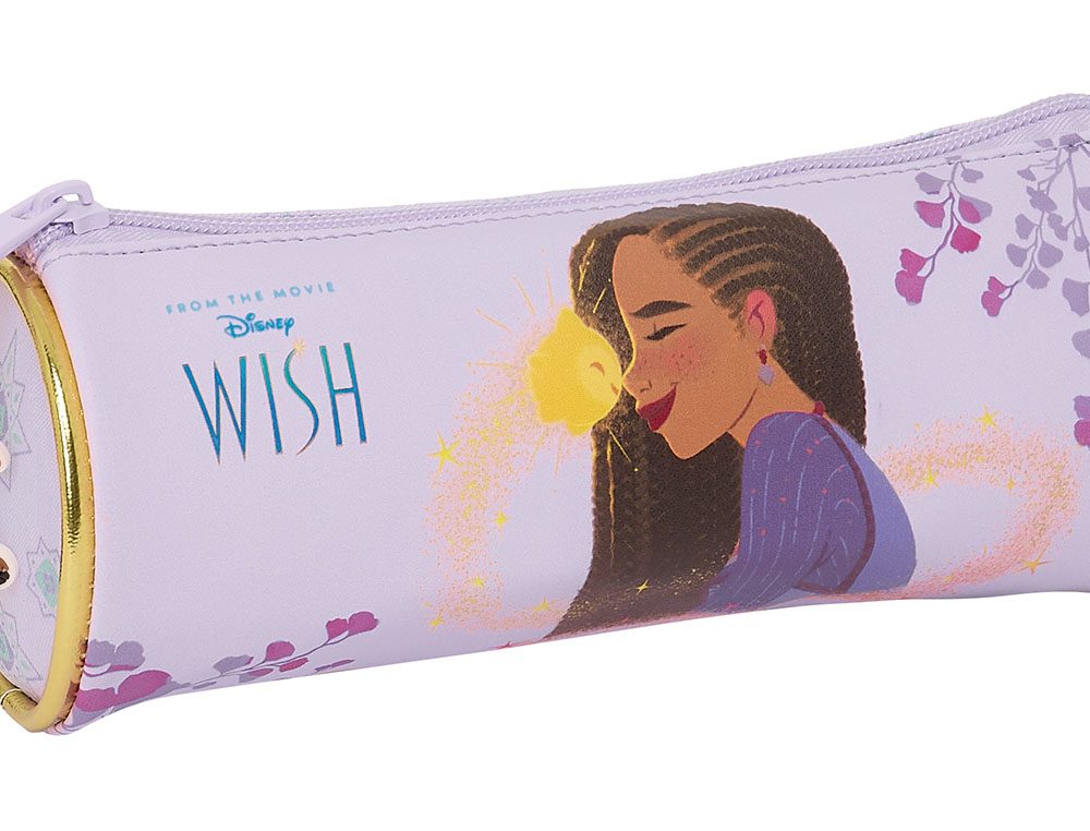 BOLSO ESCOLAR PORTATODO SAFTA REDONDO WISH 70X200X70 MM