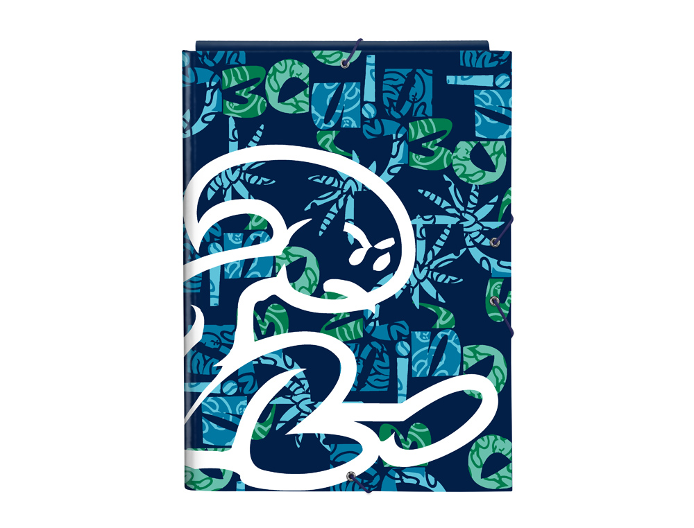 CARPETA SAFTA GOMAS FOLIO TRES SOLAPAS EL NIO GLASSY 25X260X335 MM