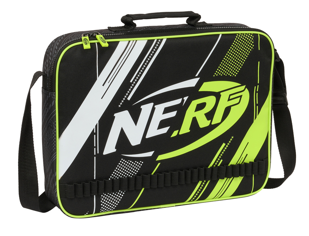 CARTERA SAFTA EXTRAESCOLARES NERF GET READY 60X380280 MM