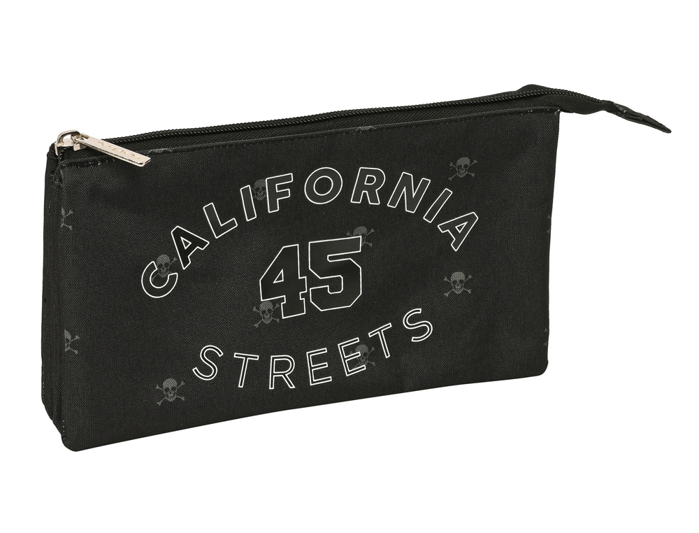 BOLSO ESCOLAR PORTATODO SAFTA TRIPLE SAFTA CALIFORNIA 30X220X120 MM