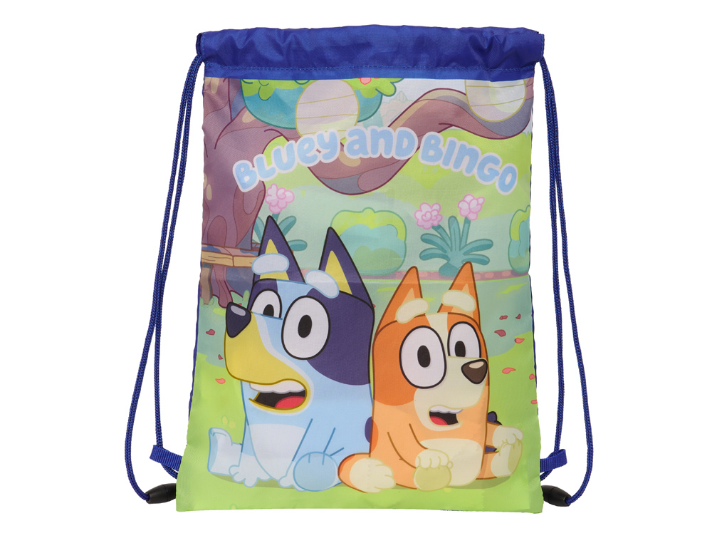 SACO PLANO SAFTA JUNIOR BLUEY 10X260X340 MM