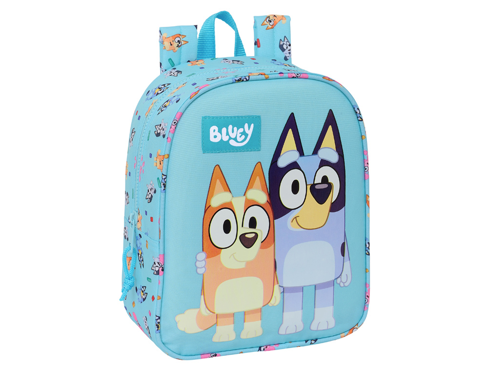 MOCHILA SAFTA GUARDERIA ADAPTABLE A CARRO BLUEY 270X220X100 MM