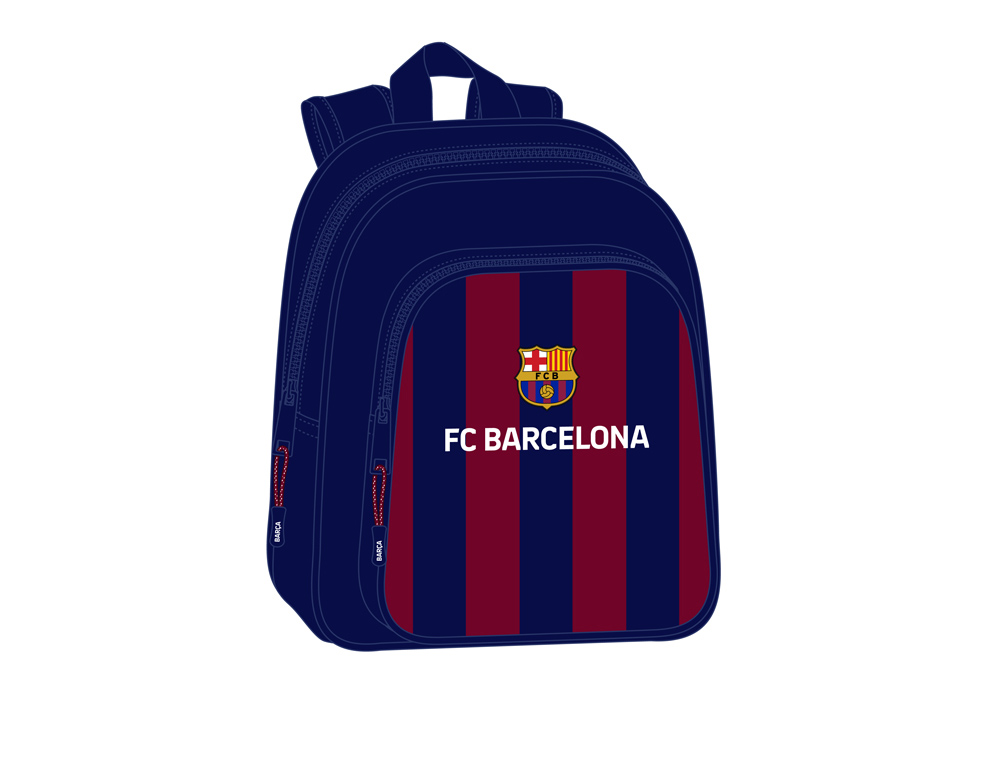 MOCHILA SAFTA INFANTIL ADAPTABLE A CARRO F.C. BARCELONA 330X270X100 MM