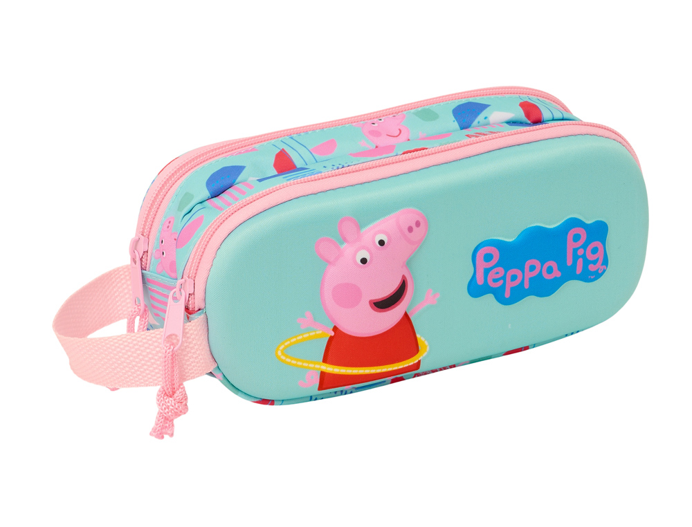 BOLSO ESCOLAR PORTATODO SAFTA DOBLE 3D MOCHILAS 3D 80X210X60 MM