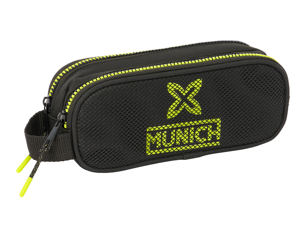 BOLSO ESCOLAR PORTATODO SAFTA DOBLE MUNICH BEAT 80X210X60 MM