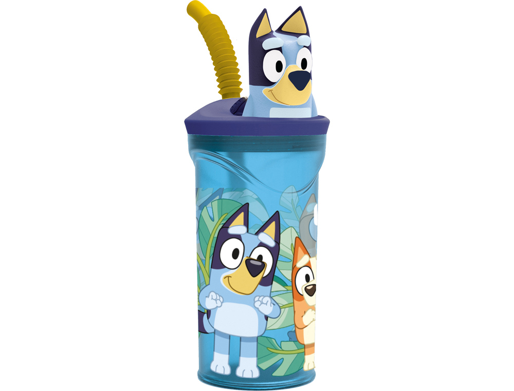 VASO FIGURITA 3D SAFTA 360ML BLUEY 230X90X60 MM