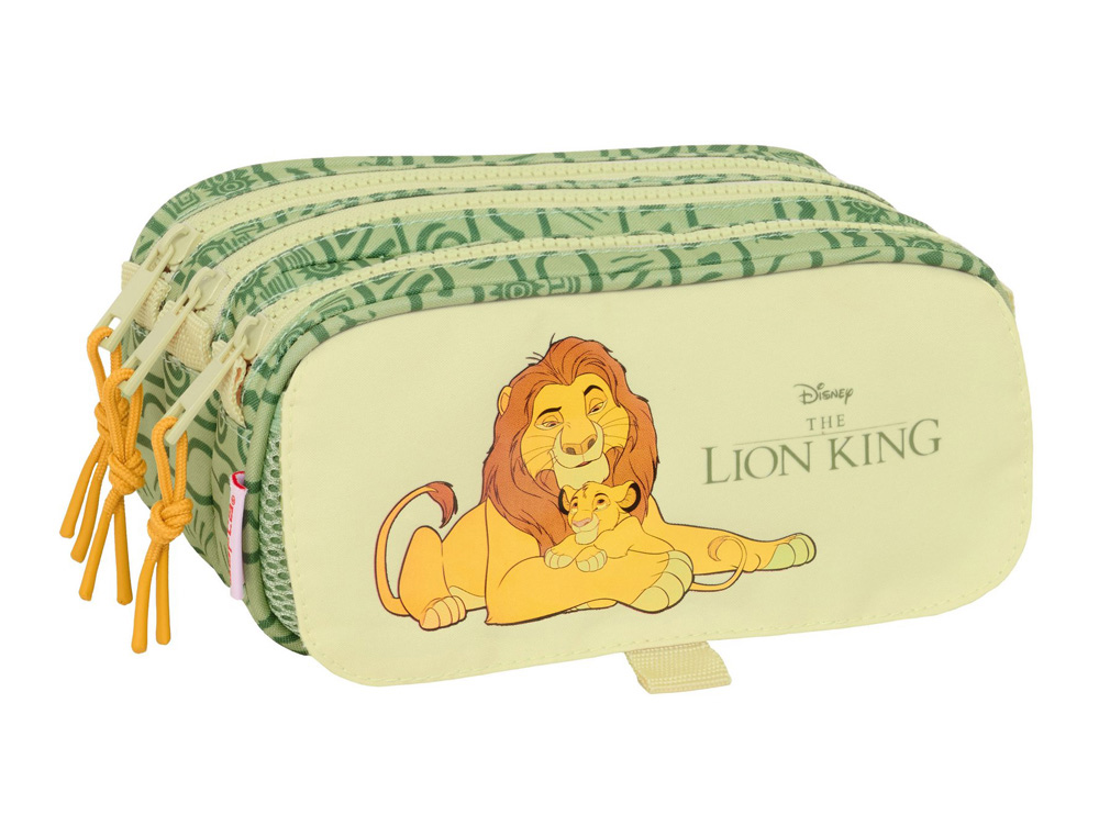 BOLSO ESCOLAR PORTATODO SAFTA TRIPLE BIG MUFASA 80X215X100 MM