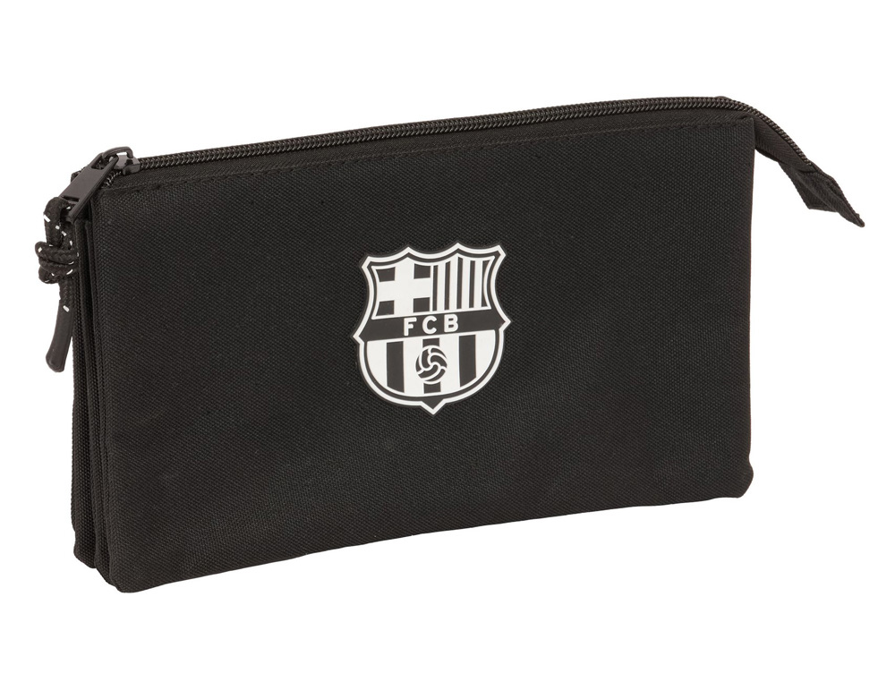 BOLSO ESCOLAR PORTATODO SAFTA TRIPLE F.C. BARCELONA GIRL 30X220X120 MM