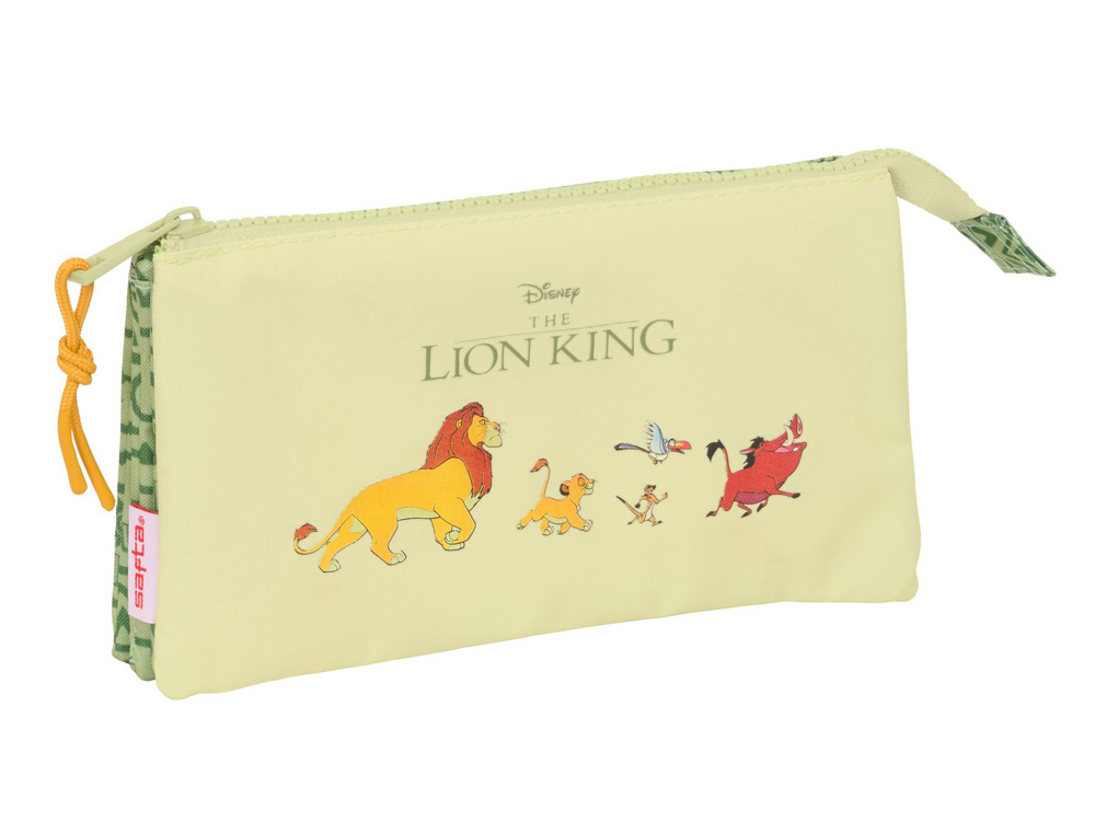 BOLSO ESCOLAR PORTATODO SAFTA TRIPLE MUFASA 30X220X120 MM