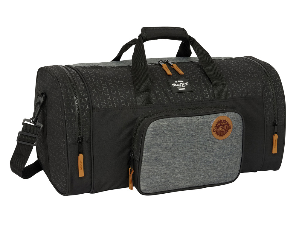 BOLSA DE DEPORTE SAFTA RECICLADO BLACKFIT8 OLD SCHOOL 260X550X270 MM