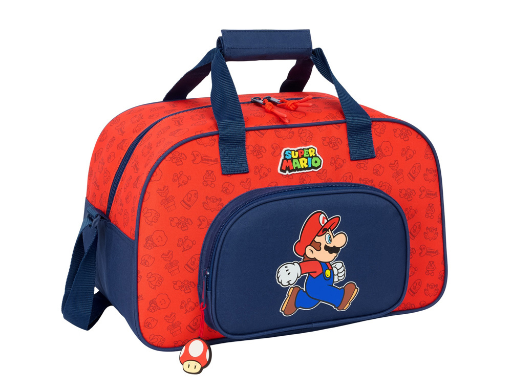BOLSA DE DEPORTE SAFTA SUPER MARIO TRICK 240X400X230 MM