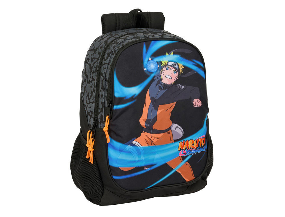 MOCHILA SAFTA ADAPTABLE A CARRO NARUTO CHAKRA 440X320X160 MM