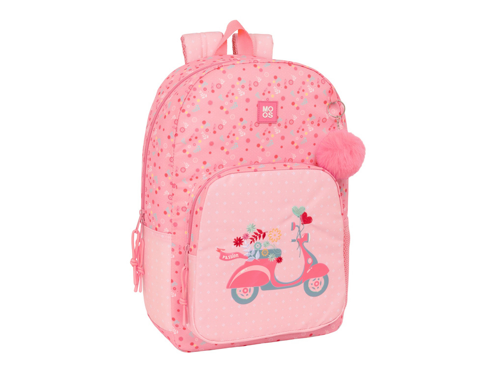 MOCHILA SAFTA ADAPTABLE A CARRO RECICLADO MOOS PASSION 460X300X140 MM
