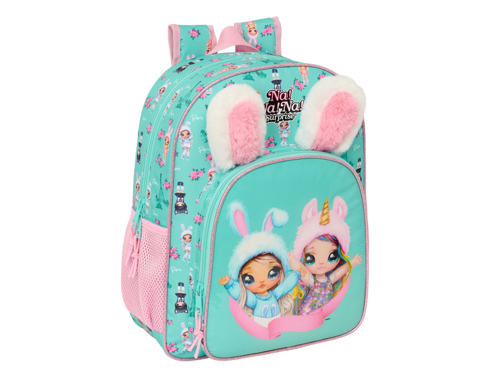 MOCHILA SAFTA JUNIOR ADAPTABLE A CARRO NA NA NA BUNNY 380X320X120 MM