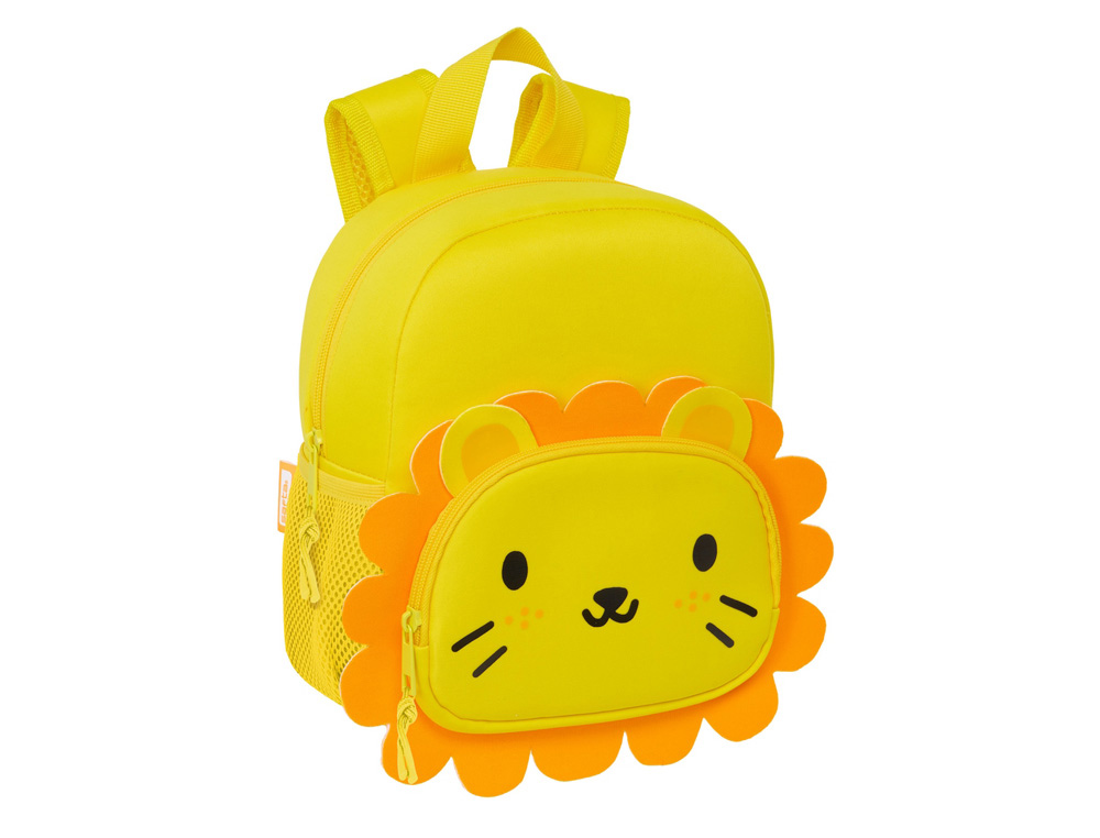 MOCHILA SAFTA NEOPRENO ANIMALITOS 2025 250X200X90 MM