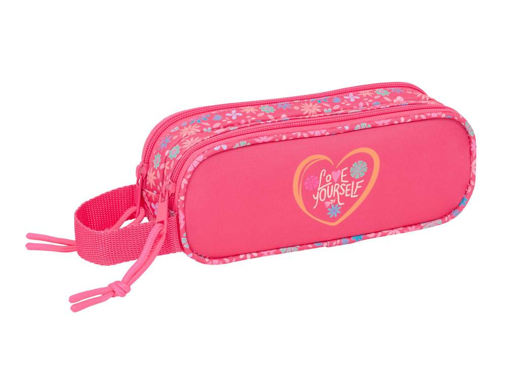 BOLSO ESCOLAR PORTATODO SAFTA DOBLE SAFTA FEELING 80X210X60 MM