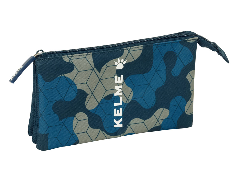 BOLSO ESCOLAR PORTATODO SAFTA TRIPLE KELME EPIC 120X220X30 MM