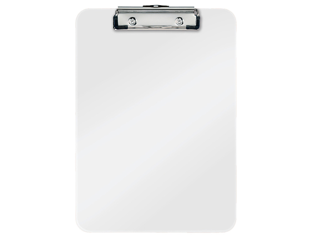 CARPETA LEITZ WOW PLASTICO RIGIDO DIN A4 CON PINZA SUPERIOR COLOR BLANCO