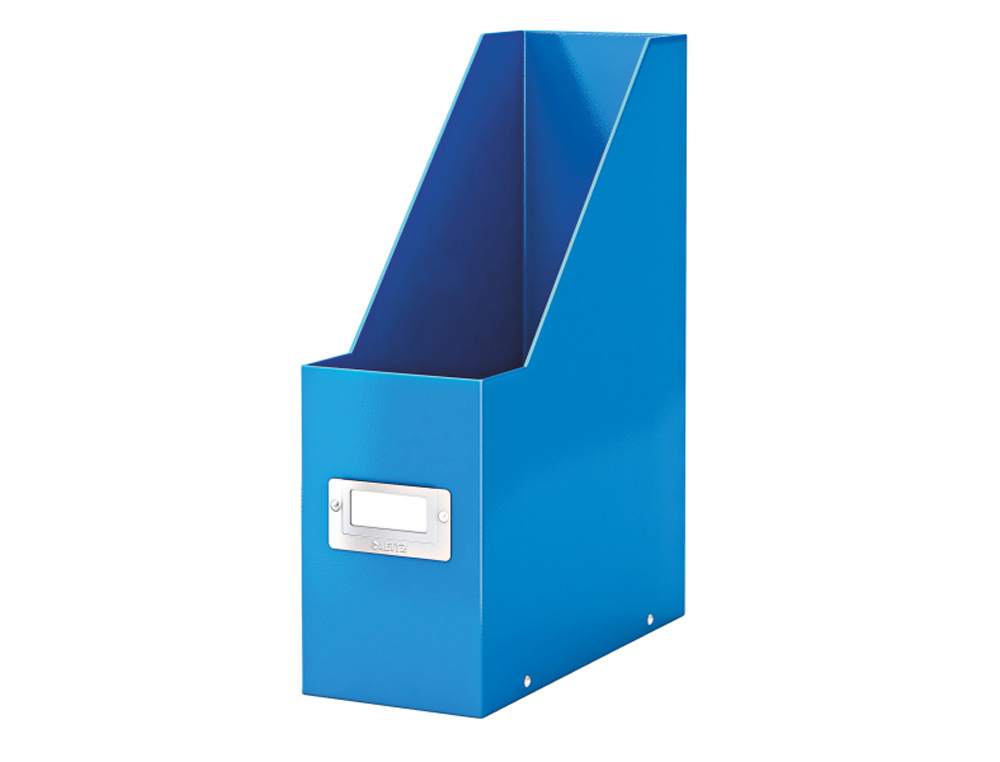 REVISTERO LEITZ CLICK & STORE CARTON FORRADO COLOR AZUL 103X170X235 MM