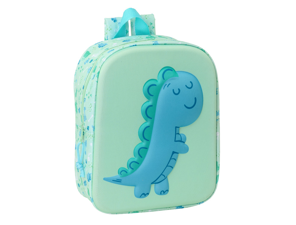 MOCHILA SAFTA GUARDERIA 3D DINO 270X220X100 MM