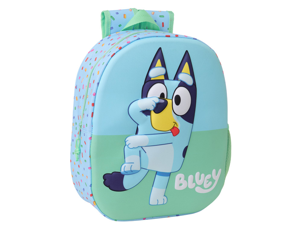 MOCHILA SAFTA 3D BLUEY 330X270X100 MM