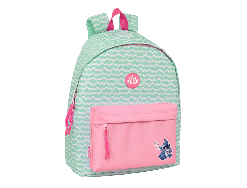 MOCHILA SAFTA STITCH ICE CREAM 420X330X150 MM