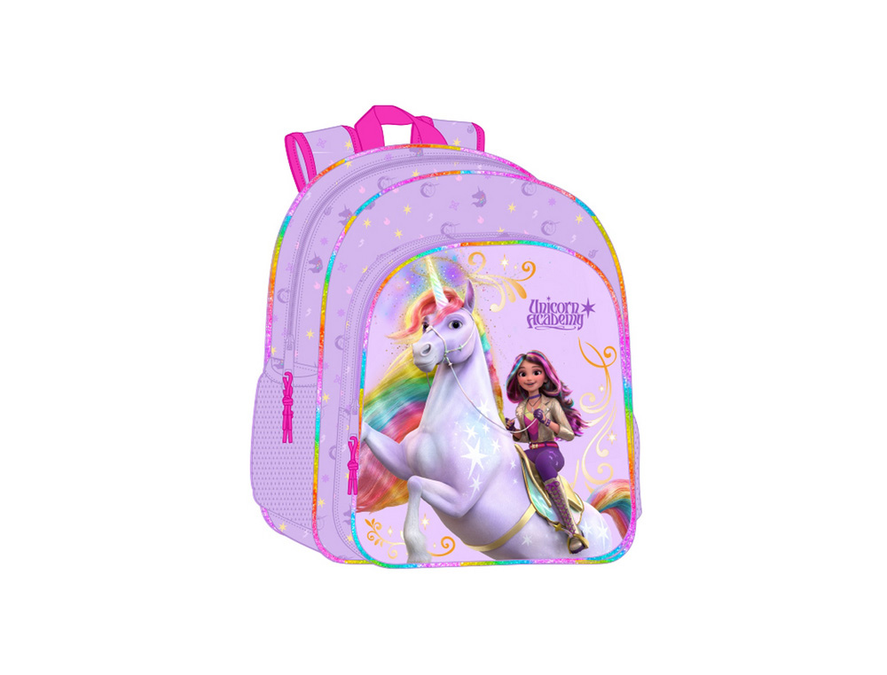 MOCHILA SAFTA ADAPTABLE A CARRO UNICORN ACADEMY 420X330X140 MM