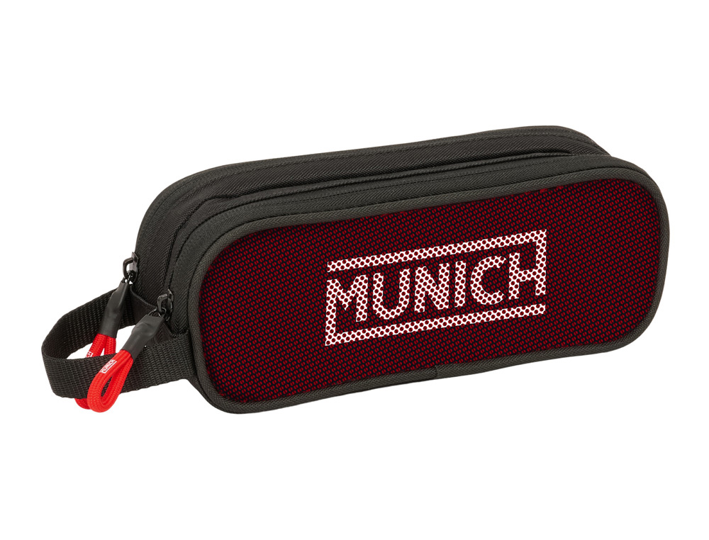 BOLSO ESCOLAR PORTATODO SAFTA DOBLE MUNICH VULCAN 80X210X60 MM