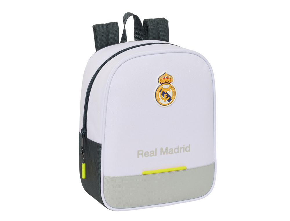 MOCHILA SAFTA GUARDERIA ADAPTABLE A CARRO REAL MADRID 1 EQUIPACION 25/26 270X220X100 MM