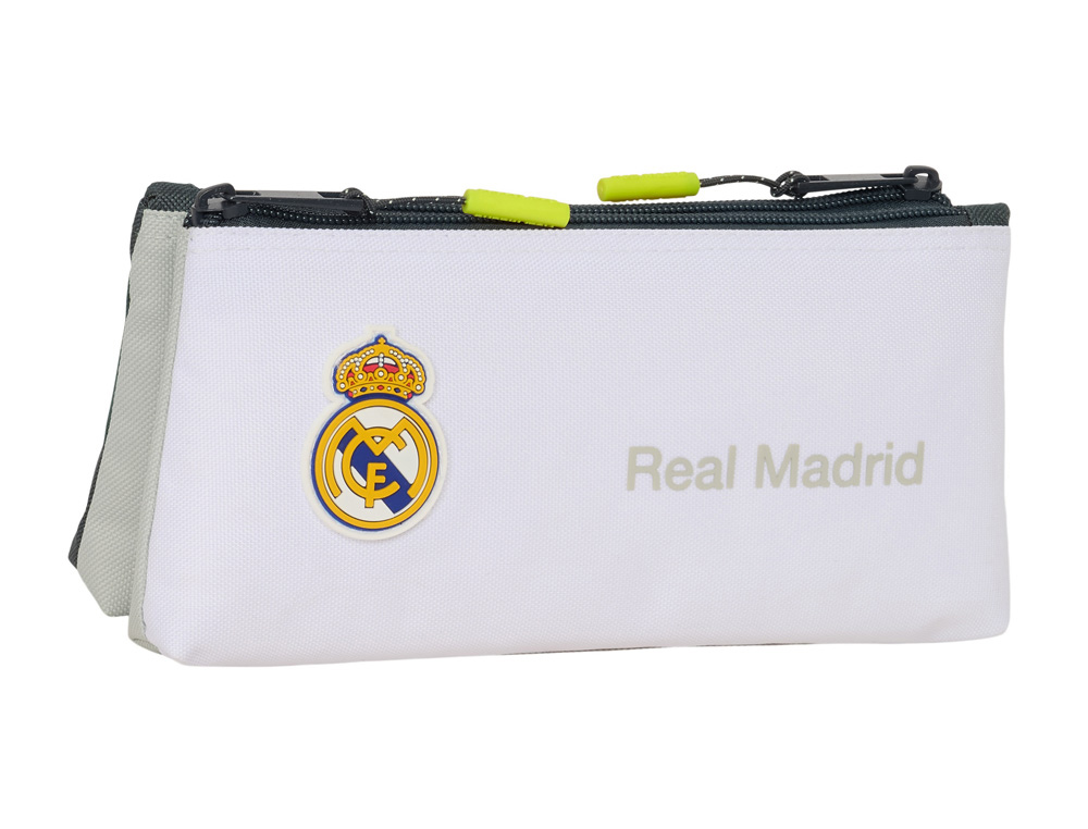 NECESER SAFTA PEQUEO DOBLE REAL MADRID 1 EQUIPACION 25/26 100X220X80 MM