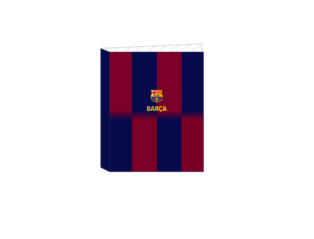 CARPETA SAFTA 4 ANILLAS MIXTAS FOLIO CARTON F.C. BARCELONA 1 EQUIPACION 25/26