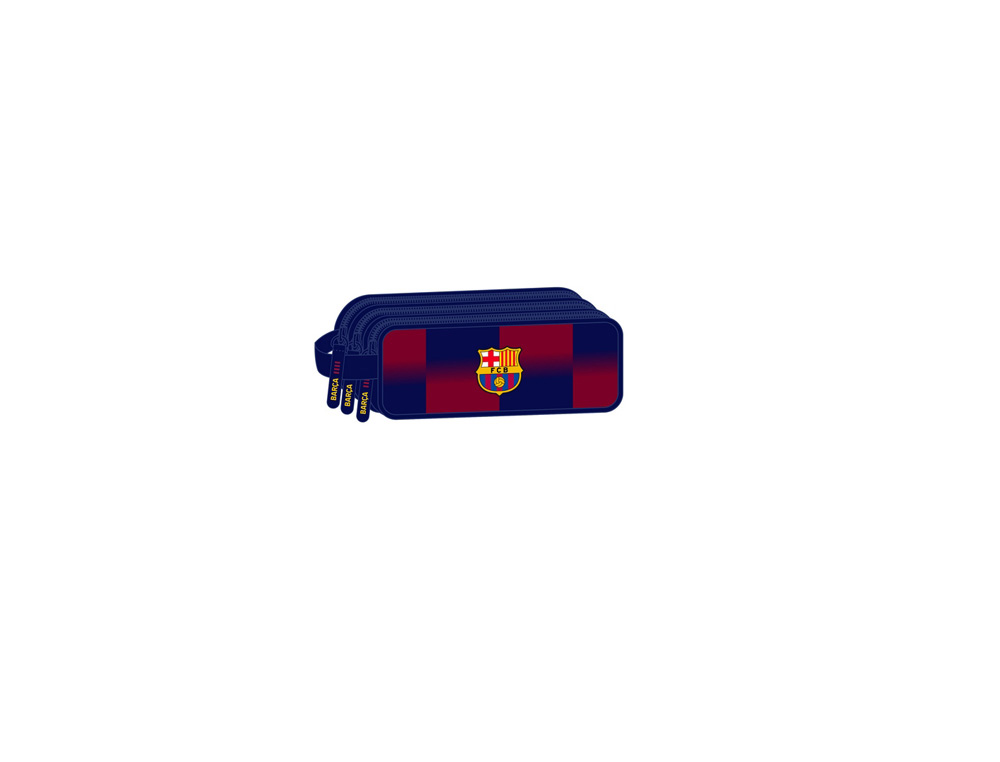 BOLSO ESCOLAR PORTATODO SAFTA TRIPLE F.C. BARCELONA 1 EQUIPACION 25/26 85X210X70 MM
