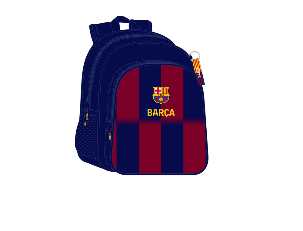MOCHILA SAFTA JUNIOR ADAPTABLE A CARRO F.C. BARCELONA 1 EQUIPACION 25/26 380X320X120 MM