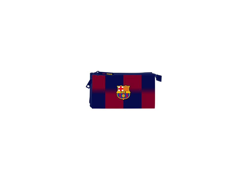 BOLSO ESCOLAR PORTATODO SAFTA TRIPLE F.C. BARCELONA 1 EQUIPACION 25/26 120X220X30 MM