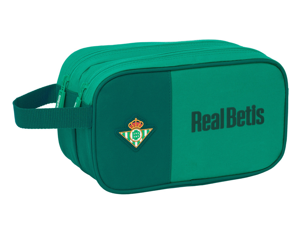 NECESER SAFTA 2 DEPARTAMENTOS ADAPTABLE A CARRO RESISTENTE AL AGUA REAL BETIS 150X260X125 MM