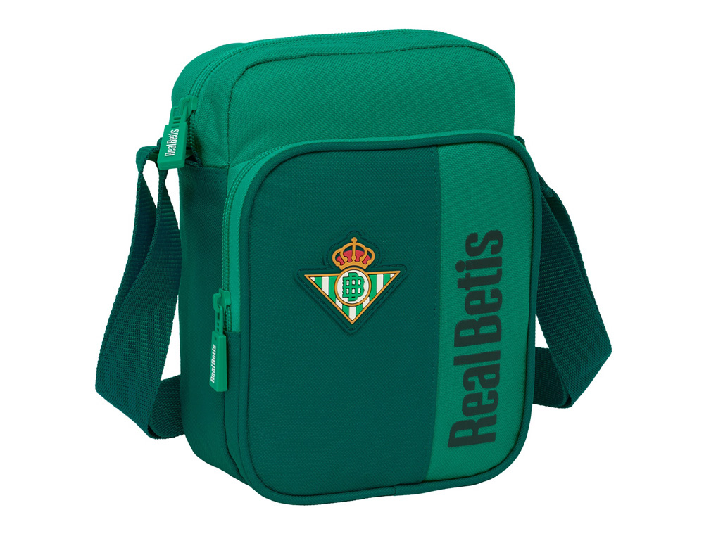 BANDOLERA SAFTA PEQUEA RESISTENTE AL AGUA REAL BETIS 220X160X60 MM