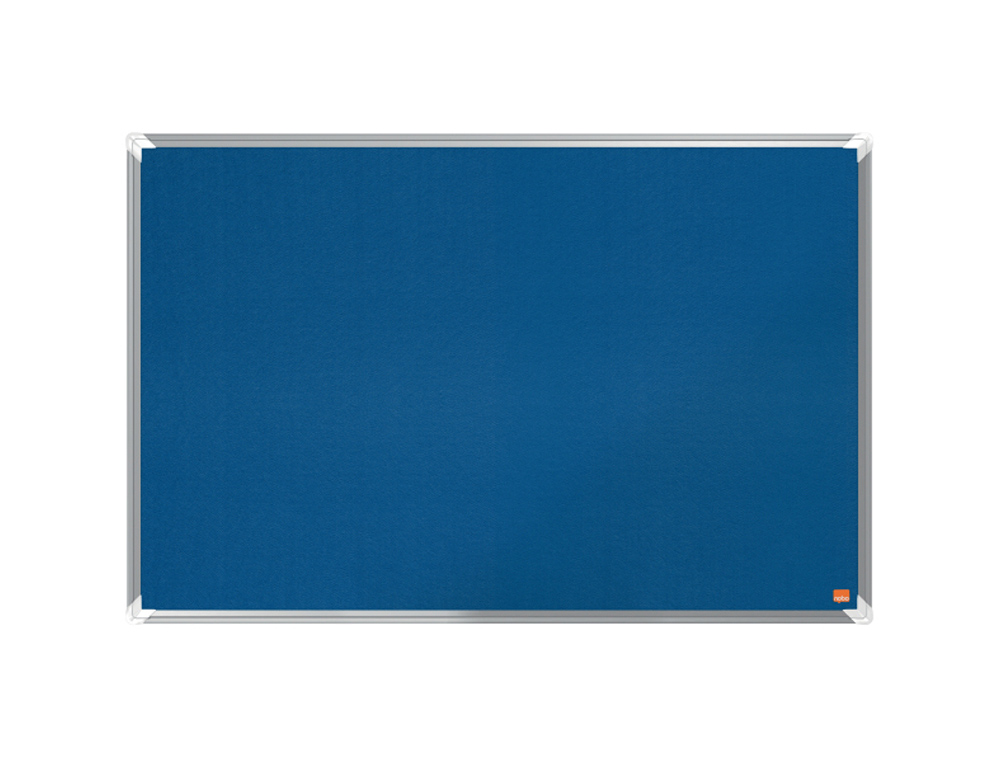 TABLERO DE ANUNCIOS NOBO PREMIUM PLUS FIELTRO AZUL 900X600 MM