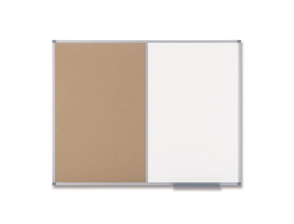 TABLERO NOBO CLASSIC COMBINADO PIZARRA BLANCA MAGNETICA + PIZARRA CORCHO 1200X900 MM