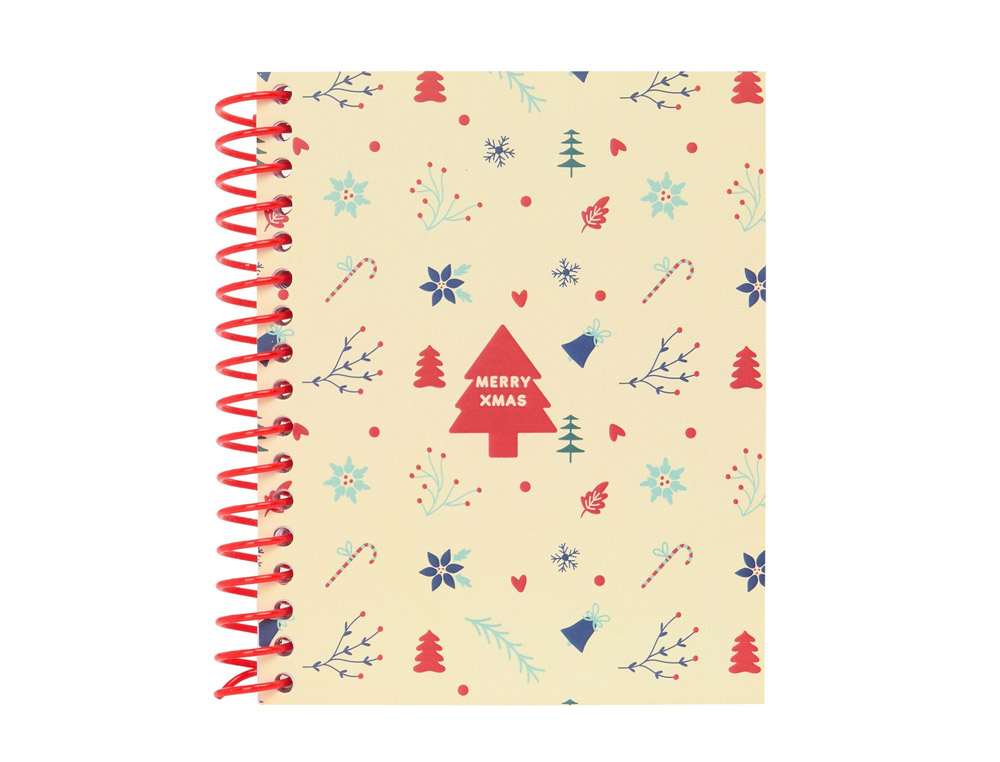 CUADERNO ESPIRAL SAFTA A6 120H 60 GR MICROPERFORADO CUADRO 5 MM TAPA FORRADA COMPLEMENTOS SAFTA