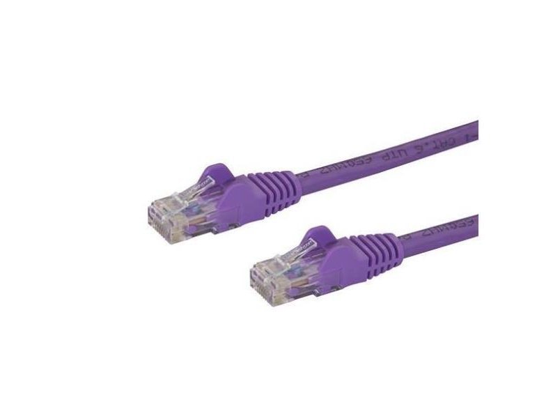 CABLES FIBRA / ETHERNET / TELEF. STARTECH CABLE DE RED 10M PURPURA CAT6