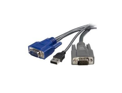 CABLES ORDENADOR / MOVILIDAD STARTECH CABLE KVM USB VGA 2 EN 1 ULTRA DELG