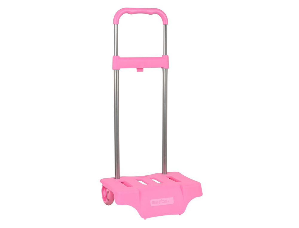 CARRO PORTAMOCHILAS ROSA CLARO 300X230X525 MM
