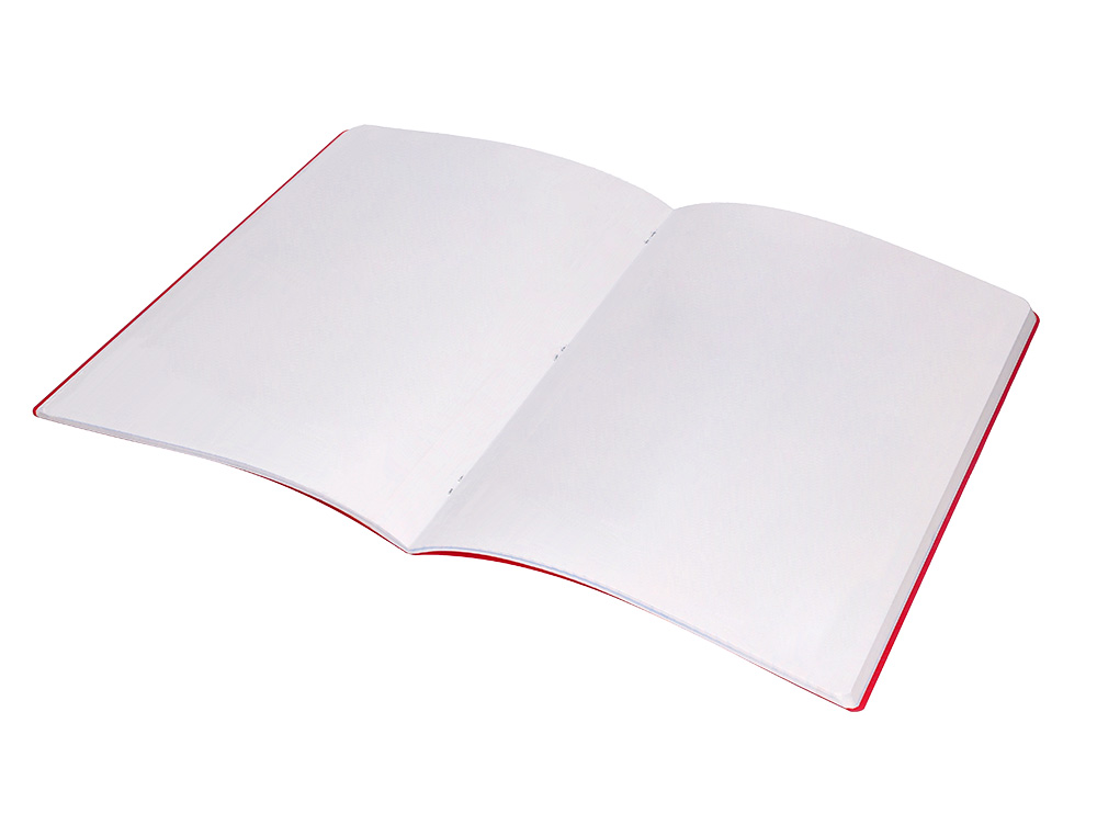 LIBRETA LIDERPAPEL 360 TAPA DE PLASTICO A4 48 HOJAS 90GR LISO SIN MARGEN COLORES SURTIDOS