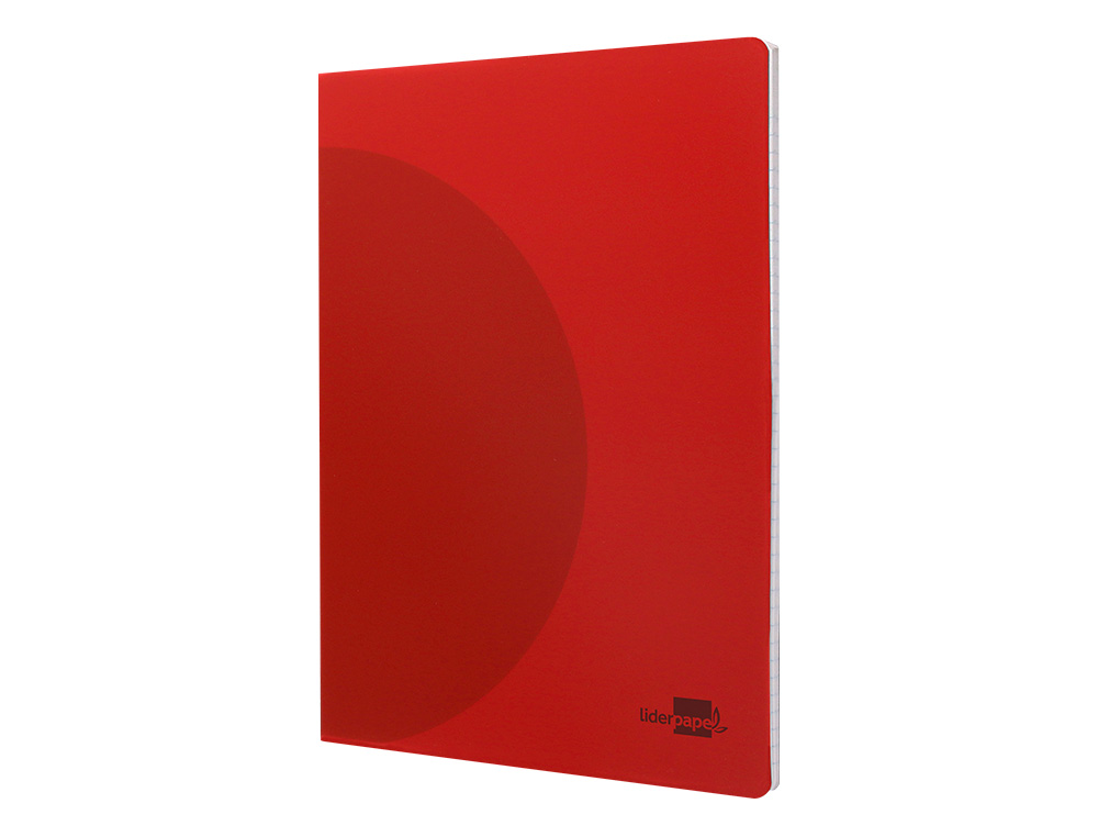 LIBRETA LIDERPAPEL 360 TAPA DE PLASTICO A4 48 HOJAS 90GR LISO SIN MARGEN COLORES SURTIDOS